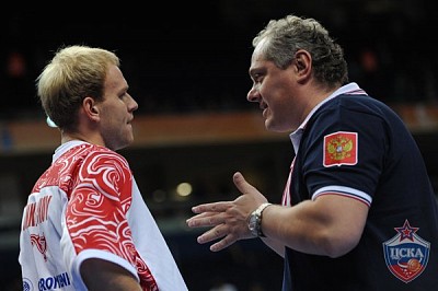 Антон Понкрашов и Дмитрий Шакулин (фото cskabasket.com)