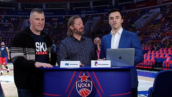 #CSKABasketShow: Марко Юриовоури и Евгений Бурин, Полина Горшкова и Сара Ристовска, Янис Стрелниекс